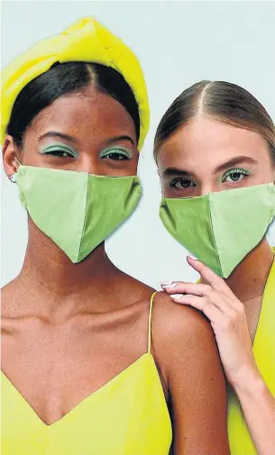  ?? GETTY IMAGES ?? Fun eye-makeup makes lemonade out of the lemons of wearing a mask that covers your face.