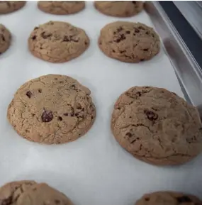  ?? PHOTOS BY ARIEL COBBERT/ COMMERCIAL APPEAL ?? Crumbl Cookies first Memphis location is set to open on S. Mendenhall road July 6.