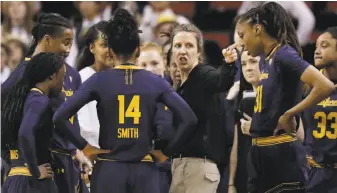  ?? Ted S. warren / Associated Press ?? Cal coach Lindsay Gottlieb has reached the NCAA Tournament for the sixth time in her seven seasons at the helm. The Bears, seeded seventh in the Albany Regional, play Virginia on Friday.