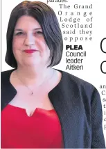  ??  ?? PLEA Council leader Aitken