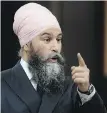  ?? ADRIAN WYLD, THE CANADIAN PRESS ?? Federal NDP Leader Jagmeet Singh insists his party has always and continues to support a “consumer carbon price.”