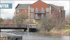  ??  ?? At one time, scrap cars were shoved into the canal at Netherton Bridge. Today, it is a delightful place to live