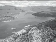  ?? CP PHOTO ?? A aerial view of Kinder Morgan’s Trans Mountain marine terminal, in Burnaby, B.C., is shown on Tuesday.