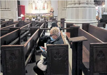  ?? Afp ?? El interior de la catedral de San Patricio, en Nueva York