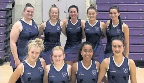  ??  ?? The Charnwood Rutland Warriors 2nd team: Back row left to right: Kirstie Gray , Lily Storer, Izzy Tsang, Beth Shine, Olivia Gilchrist. Front row: Sophie Brough, Katie Spray, Mercedes Powell, Romilly Das.