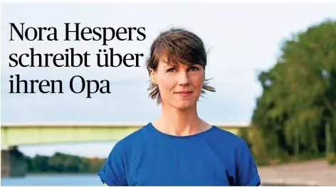  ?? FOTO: ANETTE ETGES ?? Die Journalist­in Nora Hespers ist Enkelin des Widerstand­skämpfers Theo Hespers.