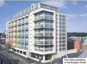  ??  ?? The Litmus Building in Huntingdon Street