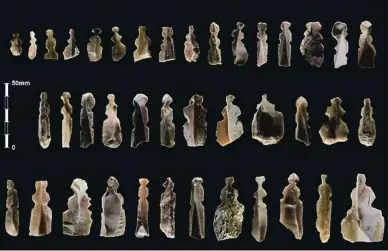  ?? ANTIQUITY ?? En el yacimiento de Kaharaysin se encontraro­n alrededor de 50 figuras humanas
