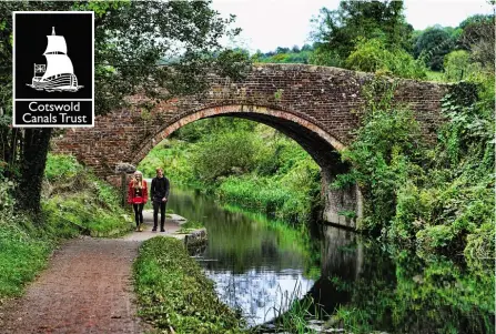  ?? PHOTO: COTSWOLD CANALS TRUST ?? The towpaths have been an issue during lockdown as in some places they are very narrow.