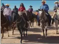  ??  ?? Riding to the polls in Arizona