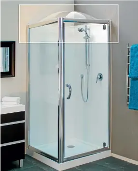  ??  ?? Showerdome® shower tops are one of the most costeffect­ive ways to stop damaging moisture in the bathroom.