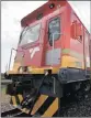  ?? PHOTO: DOC ?? The unveiling of an electric locomotive at the Transnet Koedoespoo­rt Plant in Pretoria. The dti wants to see more units manufactur­ed locally.