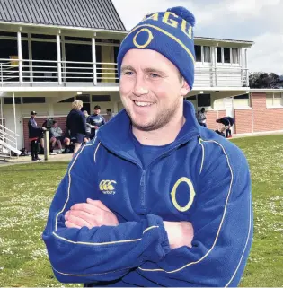  ?? PHOTO: GREGOR RICHARDSON ?? Otago winger Mitchell Scott: ‘‘It is the best job in the world. Where else can you come and train with your mates?’’.