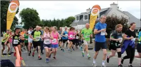  ??  ?? And they’re off: runners hit the road in the Dan Paddy Andy walk/run in aid of Enable Ireland.LEFT: Eamonn Monahan, Tim Nash, Chris Kelly and Sean Enright, steward the event.