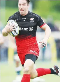  ??  ?? American flyer: Saracens’ Chris Wyles