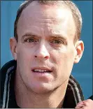  ??  ?? ‘ THE KARATE KID’ DOMINIC RAAB: Brexit purist but hardline stance may put off moderates. Karate black belt with ruthless streak.