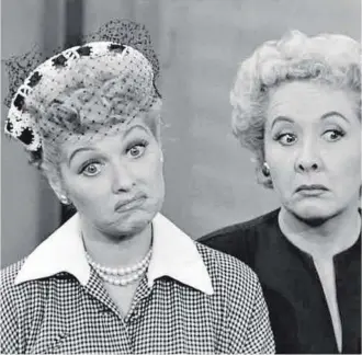  ?? ?? Lucille Ball i Vivian Vance, a ‘The Lucy Show’, sèrie de gran èxit als anys 60.