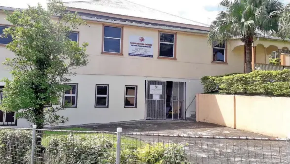  ?? Photo: Inoke Rabonu ?? The Fiji Trades Union Congress office at McGregor Road in Suva on April 16, 2020.