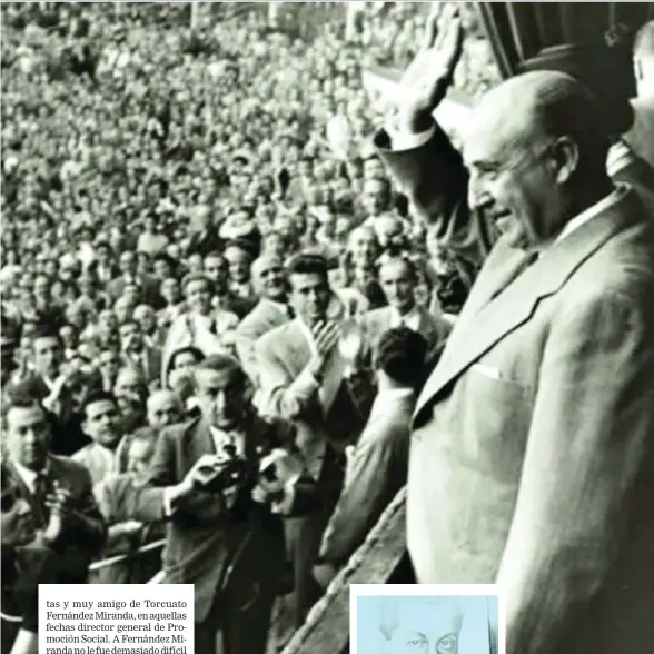  ?? LA RAZÓN ?? Francisco Franco llegó a ser muy aplaudido por los aficionado­s azulgrana en el Camp Nou