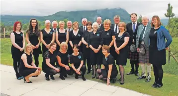  ??  ?? Coisir Ghaidhlig Loch Abar who were very successful in the choir events.