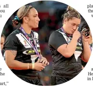  ?? GETTY IMAGES ?? The Kiwi Ferns were no match for the Jillaroos in the one-sided Rugby League World Cup final at Old Trafford in Manchester, England.