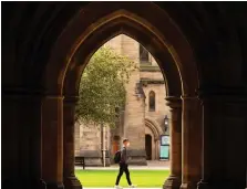  ??  ?? Thousands of people are calling for measures to help University of Glasgow students