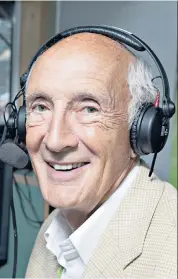  ??  ?? Game, set and match: a tribute to Barry Davies, who is retiring