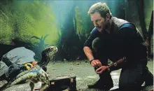 ?? UNIVERSAL PICTURES ?? Chris Pratt is back as Owen in "Jurassic World: Fallen Kingdom."