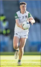  ?? (Photo: Piaras Ó Mídheach/Sportsfile) ?? Galtee Gaels’ Robert Childs in action for Limerick during the Allianz Football League Division 3 final match againstn Louth at Croke Park in Dublin earlier this year.