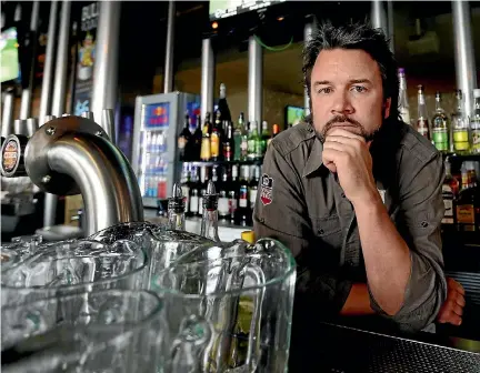  ?? PHOTO: FAIRFAX NZ ?? Wellington publican Matt McLaughlin says tourists are increasing­ly keen to try local craft beers. ‘‘What people are drinking is completely changing.’’