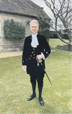  ?? ?? James Whitmore, High Sheriff of West Sussex for 2022-23