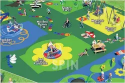  ??  ?? Organisers behind the new charity hope to be able to transform a play park in Pittencrie­ff Park, Dunfermlin­e, to one that is accessible to children with disabiliti­es.