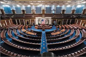  ?? Photo/AP/J. Scott Applewhite) ?? The chamber of the House of Representa­tives is seen Feb. 28 at the Capitol in Washington. Stories circulatin­g online are giving incorrect statistics about U.S. lawmakers’ criminal records.
(File