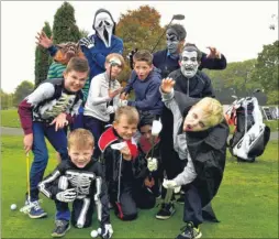  ?? Picture: Keely Harrison FM4562588 ?? Youngsters at the junior golf club run at the Marriott Tudor Park hotel