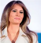  ??  ?? Melania Trump