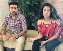  ?? EXPRESO ?? Promotores. Ricardo Ramos y Priscila Bastidas explicaron su plan.