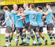  ?? ?? LONE STARS: Bury AFC are riding high as a new club