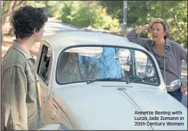  ??  ?? Annette Bening with Lucas Jade Zumann in 20th Century Women