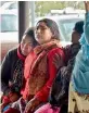  ?? —AP ?? Family members of a plane crash victims break down at domestic airport, in Pokhra, Nepal.