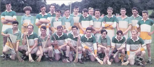  ?? ?? The 1965 Junior B grade team, Mike Murphy is on the extreme left, back row.