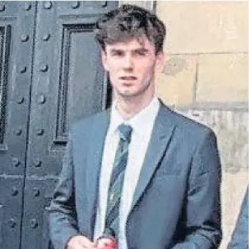  ?? ?? NO LICENCE: Peter Corrie, who had not passed his test, was driving his partner’s Audi A1 when he collided with another vehicle on the A91 between Milnathort and Alloa.