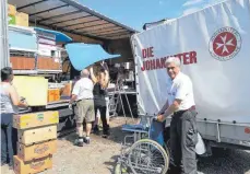  ?? FOTO: JOHANNITER/HANS KLEIN ?? Die Bad Schussenri­eder Johanniter haben wieder Hilfstrans­porte für ungarische Heime organisier­t.