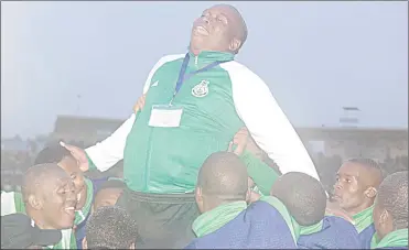  ?? (File pic) ?? Green Mamba Head Coach Ernest Mavuso deserves a chance at Sihlangu.