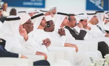  ?? WAM ?? Shaikh Mohammad Bin Zayed at the Reaching the Last Mile conference, which brought together experts and officials to discuss a mechanism to tackle infectious diseases.