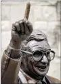  ?? GENE J. PUSKAR ASSOCIATED PRESS ?? Joe Paterno’s statue is a monument to the worst scandal in college sports.