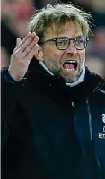  ?? GETTY IMAGES ?? Baffled: boss Klopp