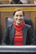  ?? ?? La ministra Mónica García.