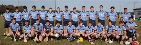  ??  ?? The St. Anne’s squad, winners of the first All-County League title of the year in Kilmore on Sunday.