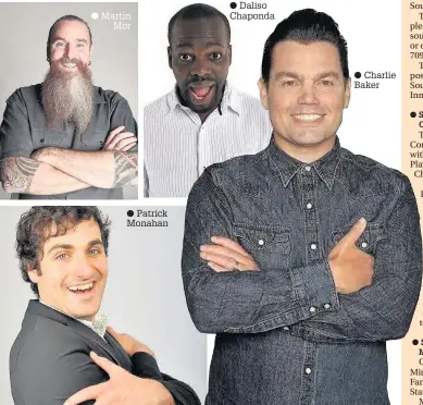  ?? Martin Mor Patrick Monahan Charlie Baker ?? Daliso Chaponda