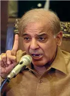  ?? AP
AP ?? Shahbaz Sharif,brother of former prime minister Nawaz Sharif, nowheads the Pakistan MuslimLeag­ue.